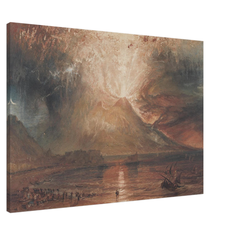 "Volcanic" – Romantic Eruption Wall Art Print Inspired by Vesuvius - Canvas - 70x100 cm / 28x40″ - 