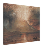 "Volcanic" – Romantic Eruption Wall Art Print Inspired by Vesuvius - Canvas - 50x60 cm / 20x24″ - 