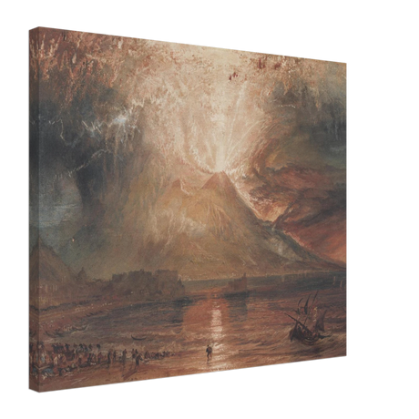 "Volcanic" – Romantic Eruption Wall Art Print Inspired by Vesuvius - Canvas - 50x60 cm / 20x24″ - 