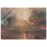 "Volcanic" – Romantic Eruption Wall Art Print Inspired by Vesuvius - Acrylic Print - 70x100 cm / 28x40″ - 