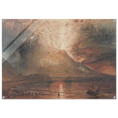 "Volcanic" – Romantic Eruption Wall Art Print Inspired by Vesuvius - Acrylic Print - 70x100 cm / 28x40″ - 