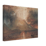 "Volcanic" – Romantic Eruption Wall Art Print Inspired by Vesuvius - Canvas - 30x40 cm / 12x16″ - 