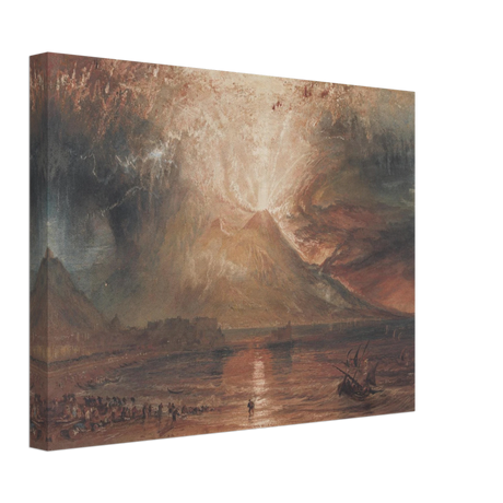 "Volcanic" – Romantic Eruption Wall Art Print Inspired by Vesuvius - Canvas - 30x40 cm / 12x16″ - 