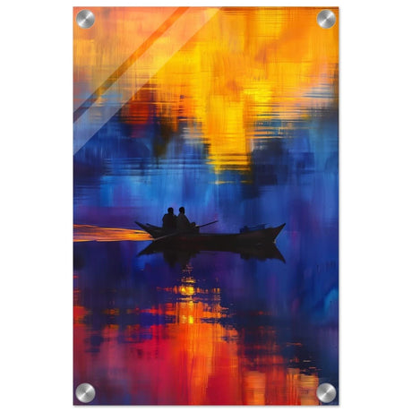 Voyage into the Light | Abstract wall art print - Acrylic Print - 30x45 cm / 12x18″ - 