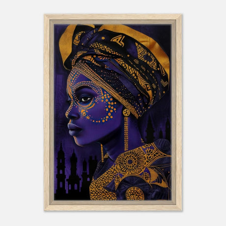 Wall art Print | Da Vinci Modern Wall art Print | Eclectic Expressions - Framed Canvas - 30x45 cm / 12x18″ - Wood frame