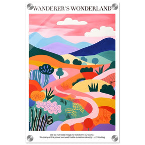 Wanderer's Wonderland - Acrylic Print - 30x45 cm / 12x18″ - 