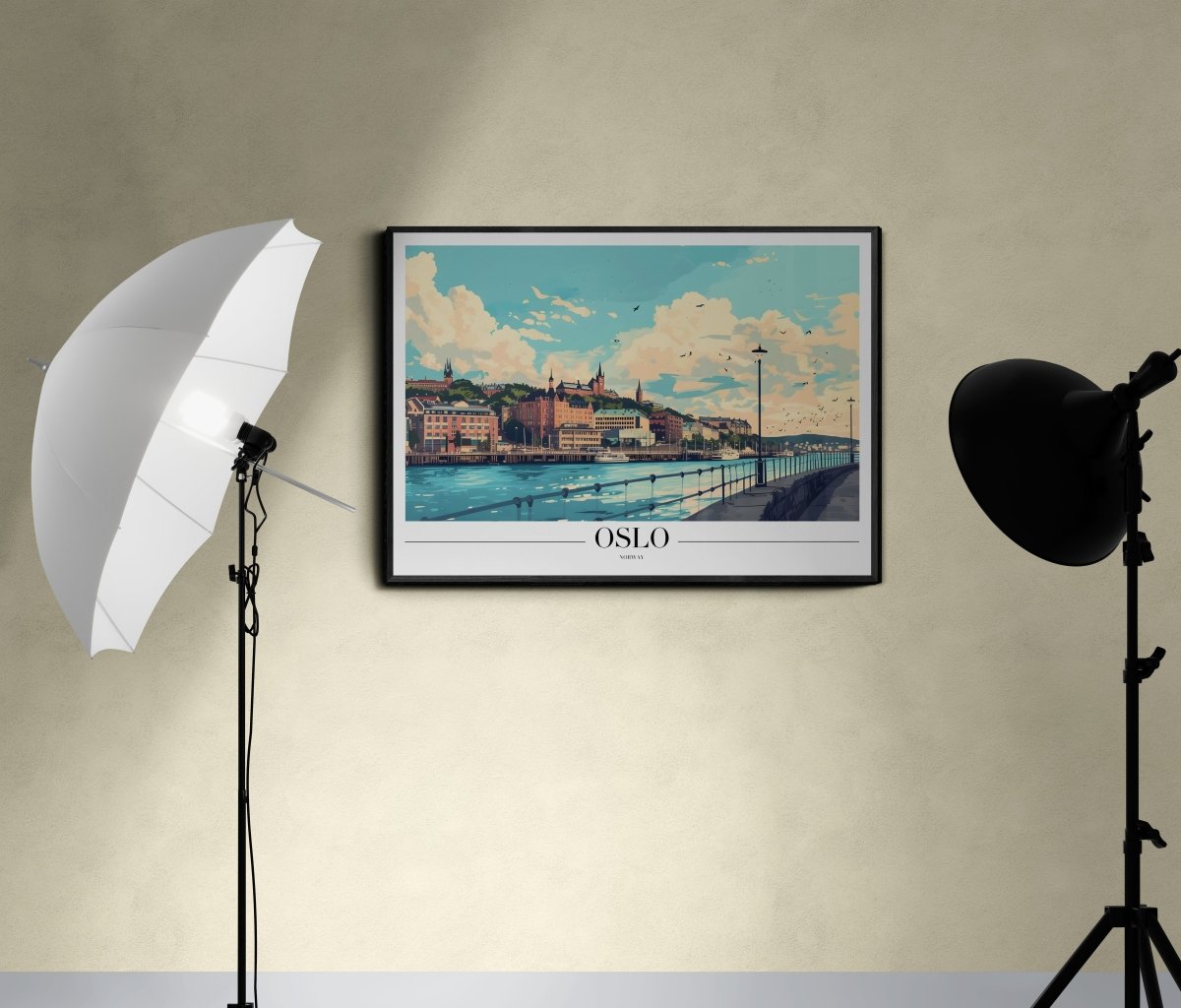 Wanderlust Wall: 9 - City Travel Art Collection - Canvas - 30X45 CM / 12X18″ - 