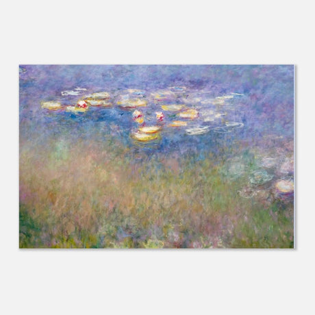 Water Lilies by Claude Monet - Aluminum Print - 40x60 cm / 16x24″ - 