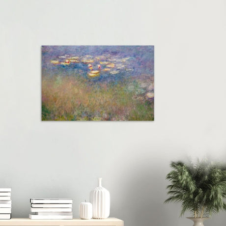 Water Lilies by Claude Monet - Wood Prints - 50x75 cm / 20x30″ - 10 mm