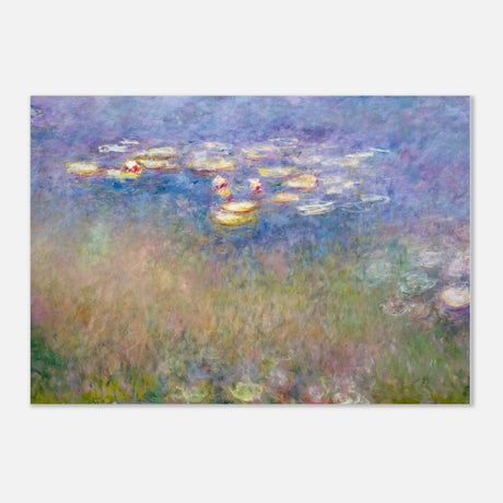 Water Lilies by Claude Monet - Aluminum Print - 70x100 cm / 28x40″ - 