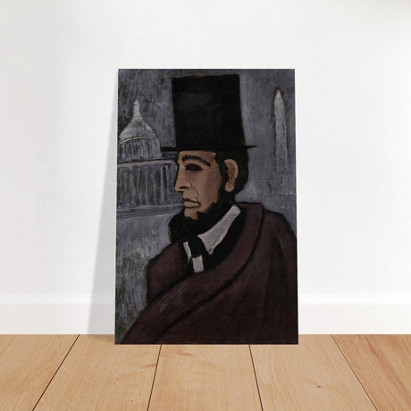 Weary of the Truth (1940) Marsden Hartley | wall art print - 50x75 cm / 20x30″ - Brushed Aluminum Print - 