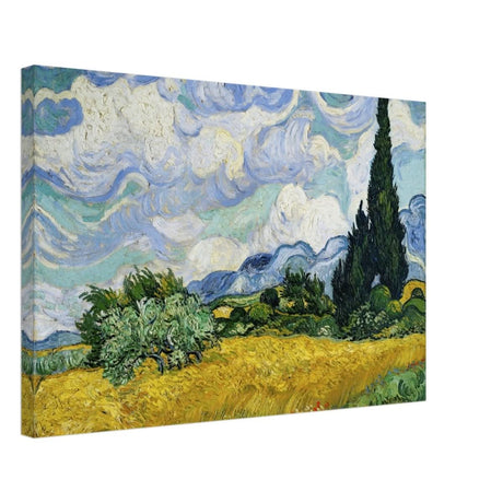 Wheat Field with Cypresses by Vincent van Gogh | Vintage Art wall art print - Canvas - 40x60 cm / 16x24″ - 