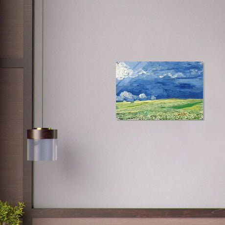 Wheatfield Under Thunderclouds by Vincent van Gogh - Acrylic Print - 50x75 cm / 20x30″ - 