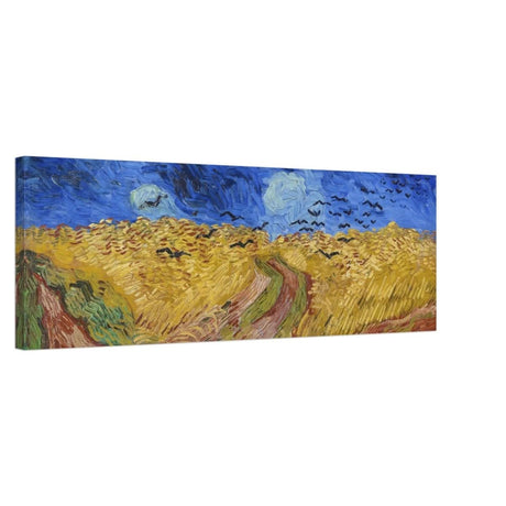 Wheatfield with Crows 1890 , by Vincent van Gogh | Extra wide canvas print - Canvas - 30x90 cm / 12x36″ - 