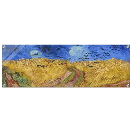 Wheatfield with Crows 1890 , by Vincent van Gogh | Extra wide canvas print - Acrylic Print - 30x90 cm / 12x36″ - 