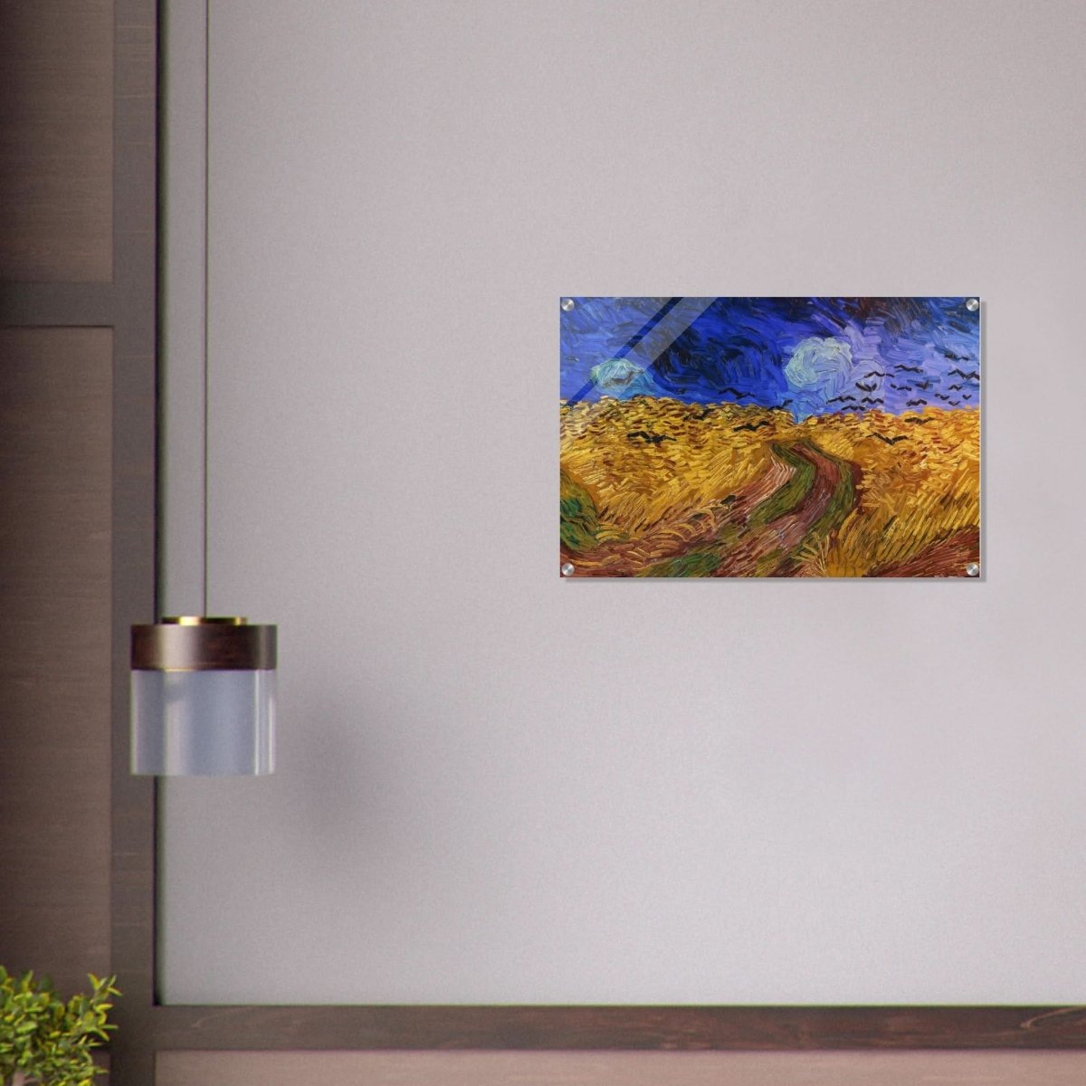 Wheatfield with Crows by Vincent van Gogh 1890 | Vintage wall art print - Acrylic Print - 50x75 cm / 20x30″ - 
