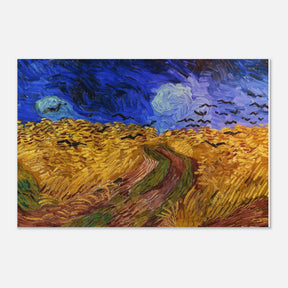 Wheatfield with Crows by Vincent van Gogh 1890 | Vintage wall art print - Aluminum Print - 30x45 cm / 12x18″ - 