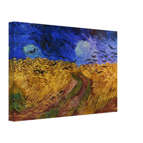 Wheatfield with Crows by Vincent van Gogh 1890 | Vintage wall art print - Canvas - 30x45 cm / 12x18″ - Thick