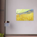 Wheatfield with Reaper by Vincent Van Gogh - Acrylic Print - 60x90 cm / 24x36″ - 