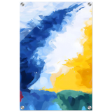 Where Light Meets the Sky | Abstract Wall art Print - Acrylic Print - 40x60 cm / 16x24″ - 