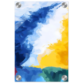 Where Light Meets the Sky | Abstract Wall art Print - Acrylic Print - 20x30 cm / 8x12″ - 