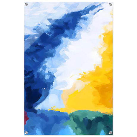 Where Light Meets the Sky | Abstract Wall art Print - Acrylic Print - 60x90 cm / 24x36″ - 