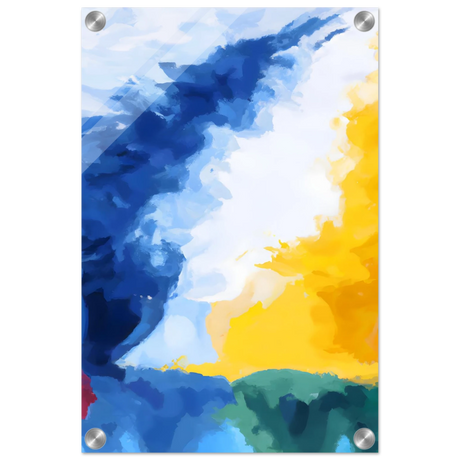 Where Light Meets the Sky | Abstract Wall art Print - Acrylic Print - 30x45 cm / 12x18″ - 