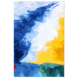 Where Light Meets the Sky | Abstract Wall art Print - Fine Art Poster - 60x90 cm / 24x36″ - 