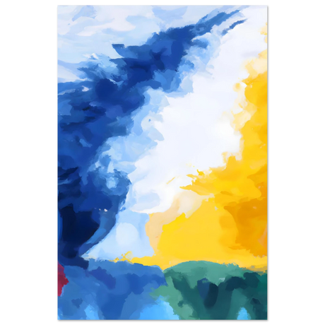 Where Light Meets the Sky | Abstract Wall art Print - Fine Art Poster - 60x90 cm / 24x36″ - 