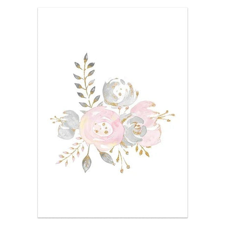 Whimsical Dreams – Pink Wall Art Canvas wall art Ballerina Girl Unicorn Butterfly Kids Room Decor Nursery Poster Pictures Wall Decor - 20x30cm - Floated Frame (Black) - Unicorn Ballerina - 