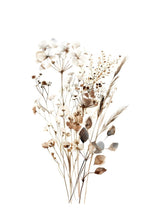 "Whispers in Bloom"|V02| – Soft Botanical Harmony | Wall Art Print | 6 Design Options - 20x30 cm / 8x12" - Design Option 5 - Canvas