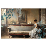 "Whispers of Solitude" – Romantic Realism with a Surreal Twist - Wood Prints - 50x75 cm / 20x30″ - 