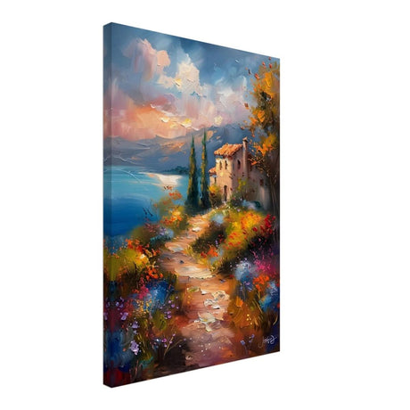 Whispers of Spring: A Coastal Haven | Da Vinci Arts Nature Collection | Wall art print - Canvas - 40x60 cm / 16x24″ - 