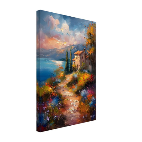 Whispers of Spring: A Coastal Haven | Da Vinci Arts Nature Collection | Wall art print - Canvas - 30x45 cm / 12x18″ - 