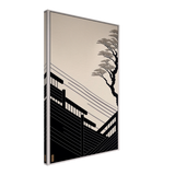 Whispers of Stillness | Japanese - inspired minimalist Wall art Print - Canvas - 40x60 cm / 16x24″ - 