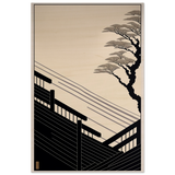 Whispers of Stillness | Japanese - inspired minimalist Wall art Print - Wood Prints - 40x60 cm / 16x24″ - 