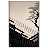 Whispers of Stillness | Japanese - inspired minimalist Wall art Print - Fine Art Poster - 60x90 cm / 24x36″ - 