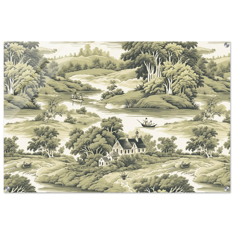 "Whispers of the Countryside" – Vintage Scenic Wall Art Print - Acrylic Print - 60x90 cm / 24x36″ - 