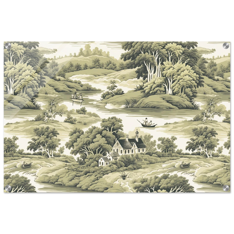 "Whispers of the Countryside" – Vintage Scenic Wall Art Print - Acrylic Print - 50x75 cm / 20x30″ - 