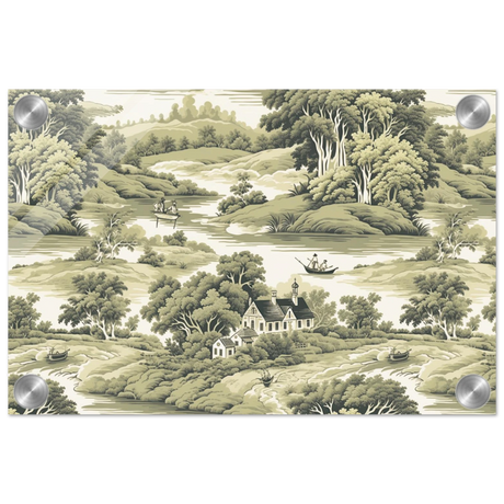 "Whispers of the Countryside" – Vintage Scenic Wall Art Print - Acrylic Print - 20x30 cm / 8x12″ - 
