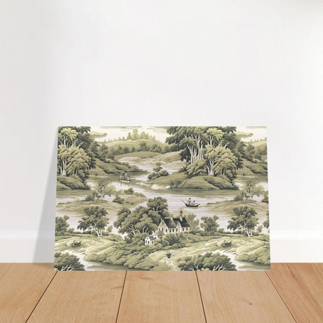"Whispers of the Countryside" – Vintage Scenic Wall Art Print - Brushed Aluminum Print - 60x90 cm / 24x36″ - 
