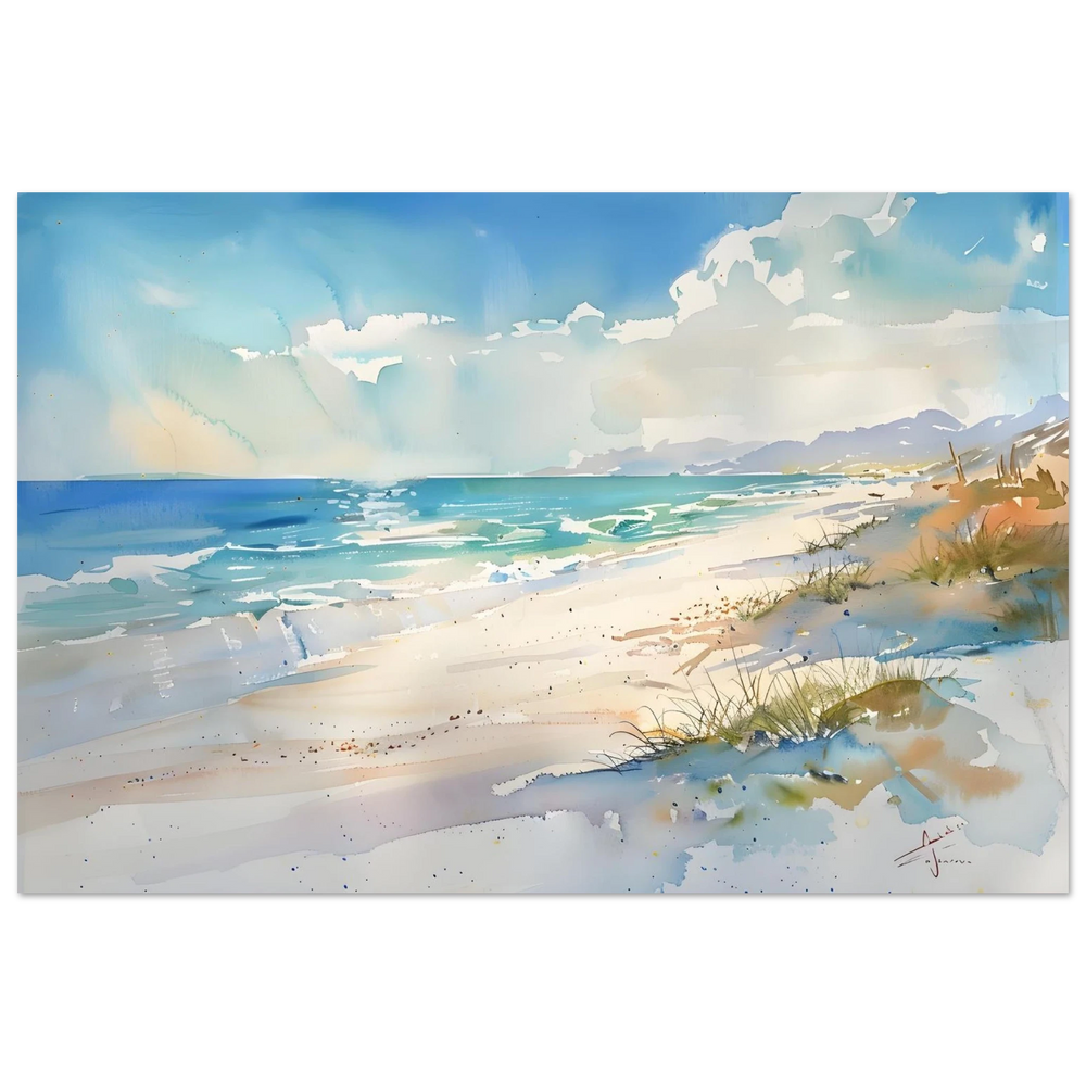 Whispers of the Shore – Coastal Serenity in Motion | Wall art Print - Fine Art Poster - 40x60 cm / 16x24″ - 