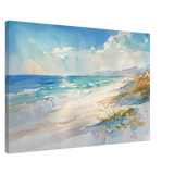 Whispers of the Shore – Coastal Serenity in Motion | Wall art Print - Canvas - 60x90 cm / 24x36″ - 