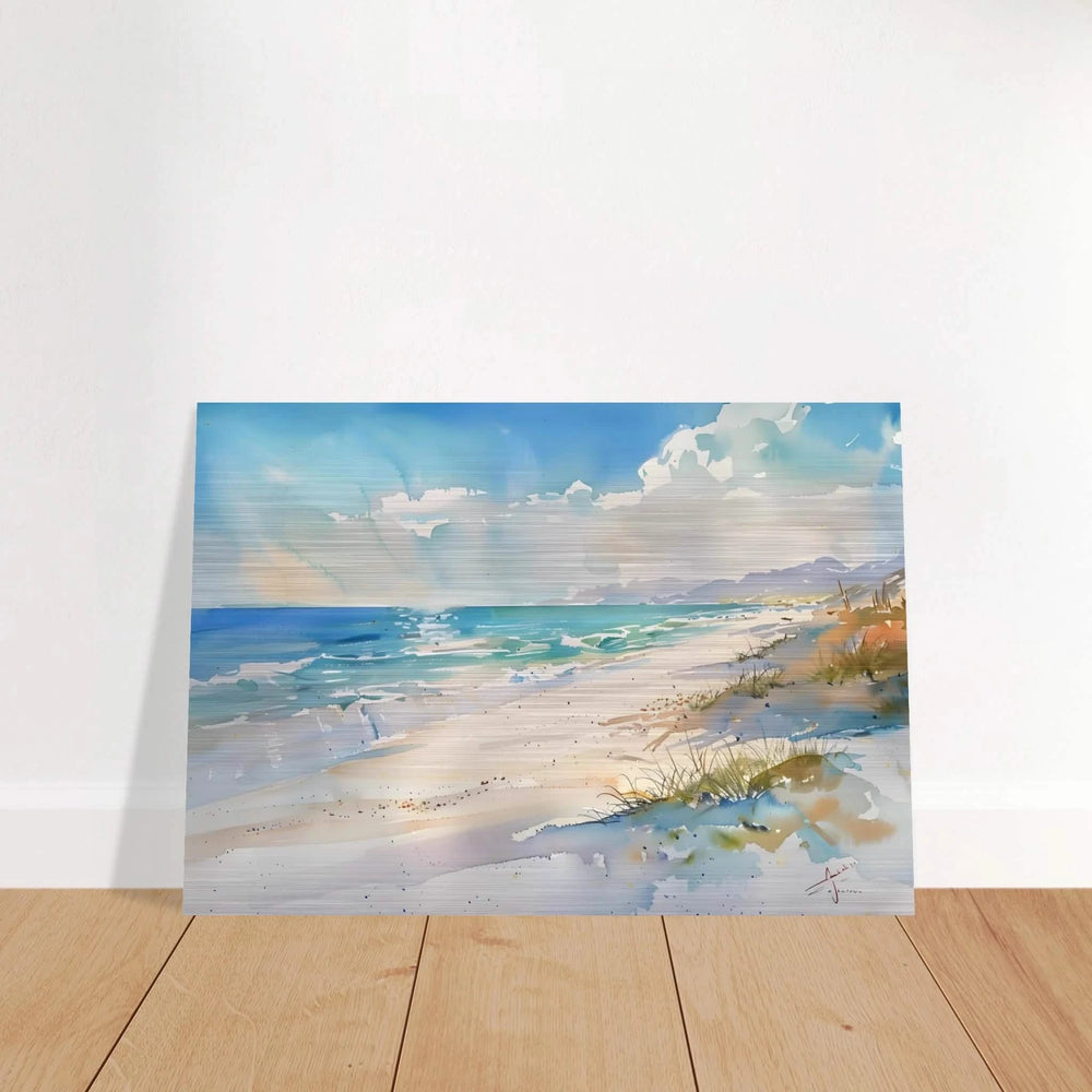 Whispers of the Shore – Coastal Serenity in Motion | Wall art Print - Brushed Aluminum Print - 70x100 cm / 28x40″ - 