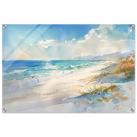 Whispers of the Shore – Coastal Serenity in Motion | Wall art Print - Acrylic Print - 50x75 cm / 20x30″ - 