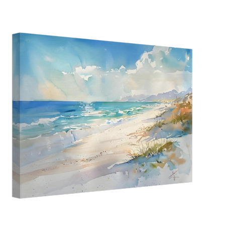 Whispers of the Shore – Coastal Serenity in Motion | Wall art Print - Canvas - 30x45 cm / 12x18″ - 