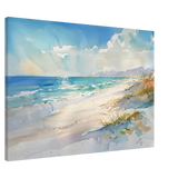 Whispers of the Shore – Coastal Serenity in Motion | Wall art Print - Canvas - 70x100 cm / 28x40″ - 