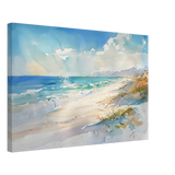 Whispers of the Shore – Coastal Serenity in Motion | Wall art Print - Canvas - 40x60 cm / 16x24″ - 