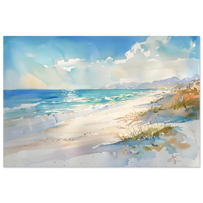 Whispers of the Shore – Coastal Serenity in Motion | Wall art Print - Fine Art Poster - 60x90 cm / 24x36″ - 