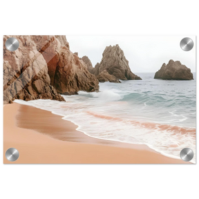 "Whispers of the Shore" – Tranquil Coastal Fine Art Photography | Wall art print - Acrylic Print - 20x30 cm / 8x12″ - 
